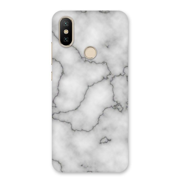Grey Marble Back Case for Mi A2