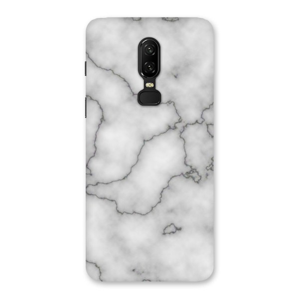 Grey Marble Back Case for OnePlus 6