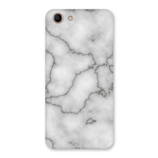 Grey Marble Back Case for Oppo A83 (2018)