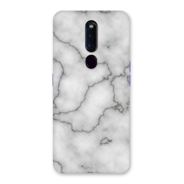 Grey Marble Back Case for Oppo F11 Pro