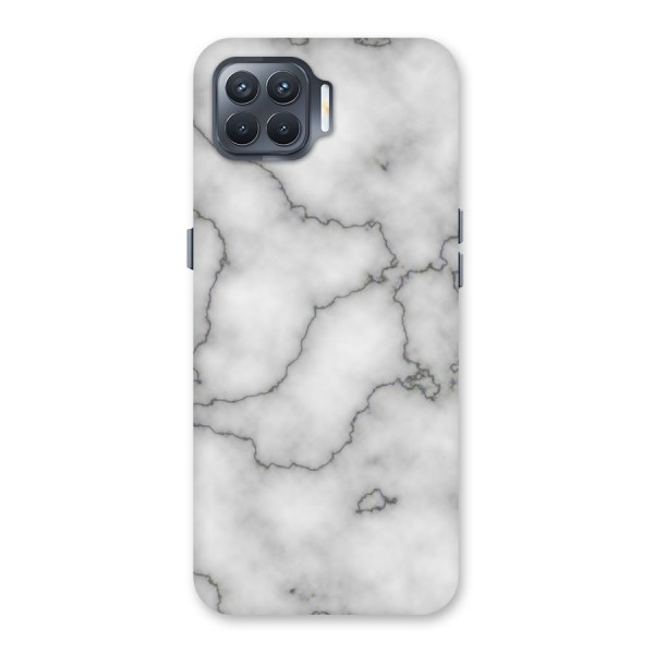 Grey Marble Back Case for Oppo F17 Pro