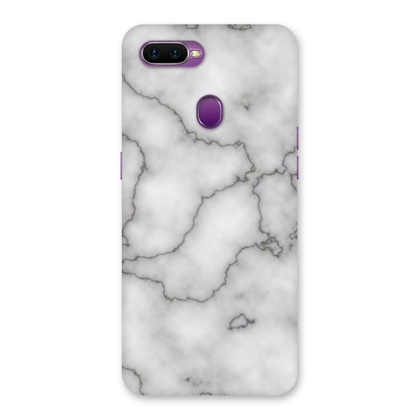 Grey Marble Back Case for Oppo F9