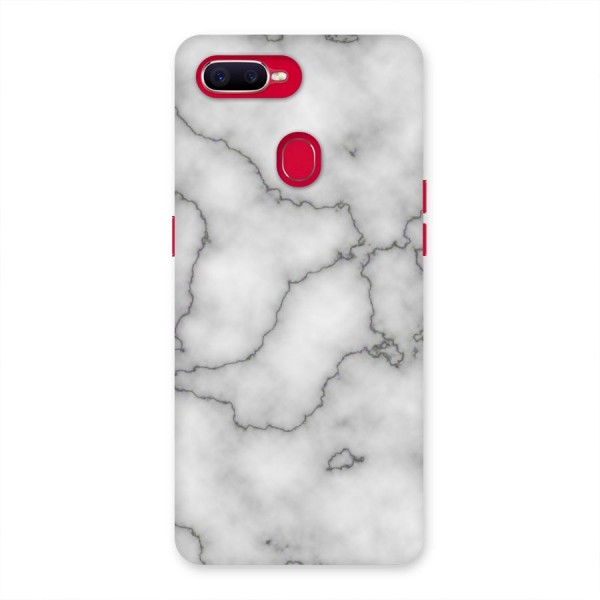 Grey Marble Back Case for Oppo F9 Pro
