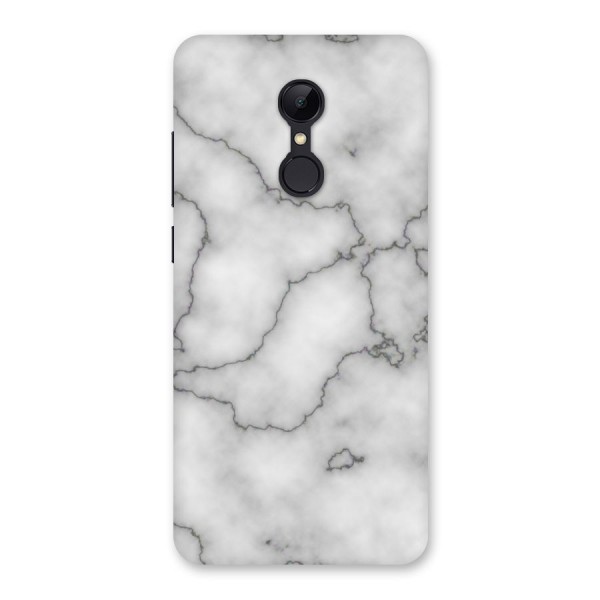 Grey Marble Back Case for Redmi 5