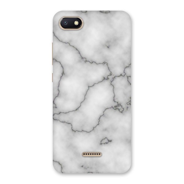 Grey Marble Back Case for Redmi 6A