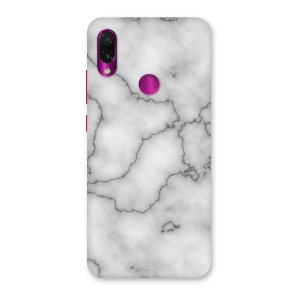Grey Marble Back Case for Redmi Note 7 Pro