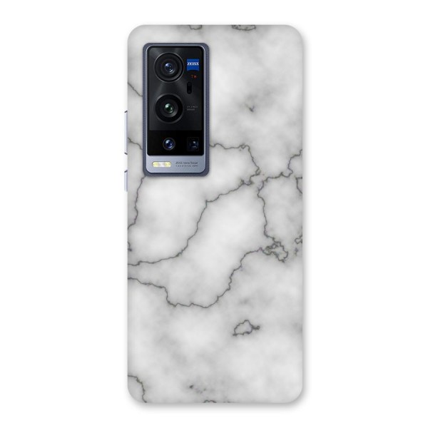 Grey Marble Back Case for Vivo X60 Pro Plus