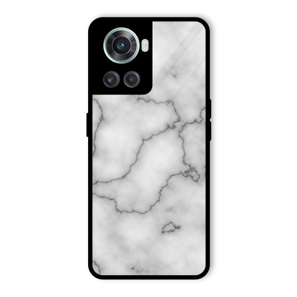 Grey Marble Glass Back Case for OnePlus 10R