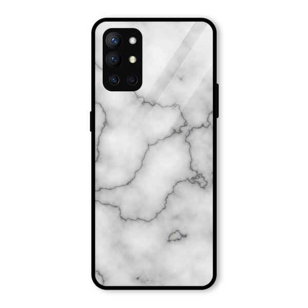 Grey Marble Glass Back Case for OnePlus 9R