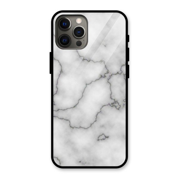 Grey Marble Glass Back Case for iPhone 12 Pro Max