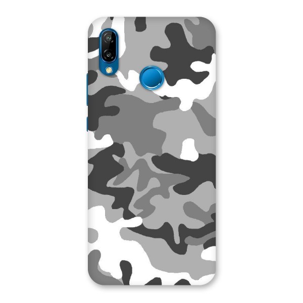Grey Military Back Case for Huawei P20 Lite