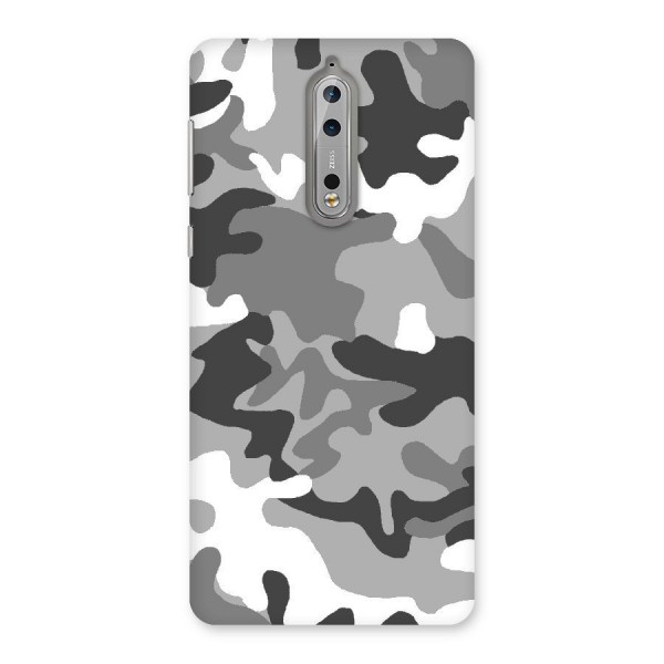Grey Military Back Case for Nokia 8