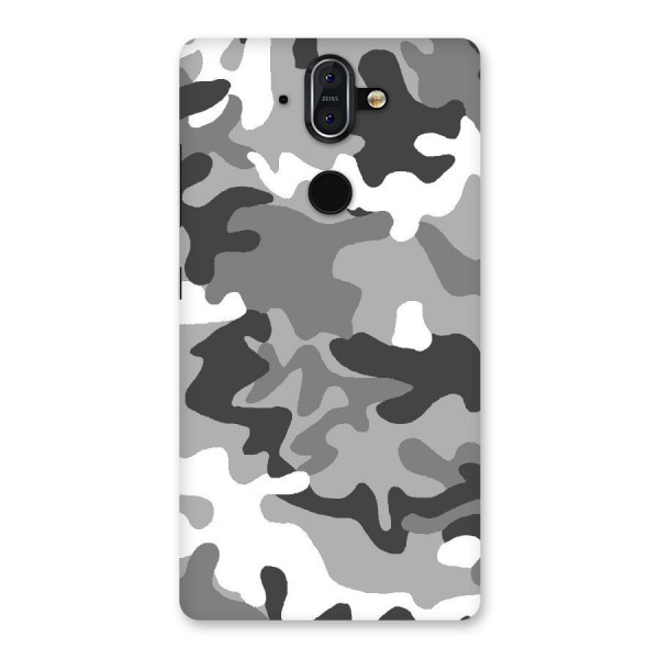 Grey Military Back Case for Nokia 8 Sirocco