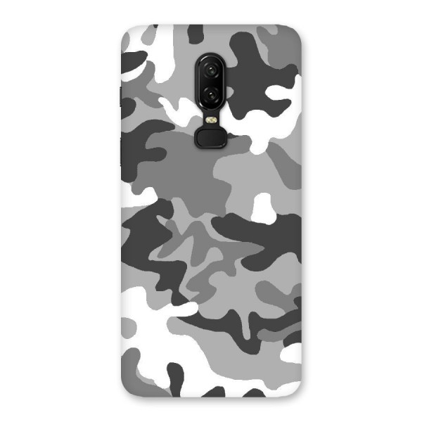 Grey Military Back Case for OnePlus 6