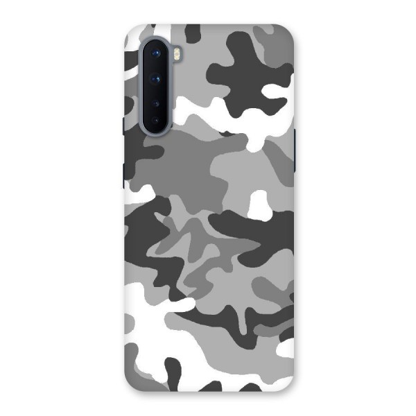 Grey Military Back Case for OnePlus Nord