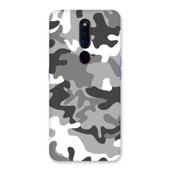 Grey Military Back Case for Oppo F11 Pro
