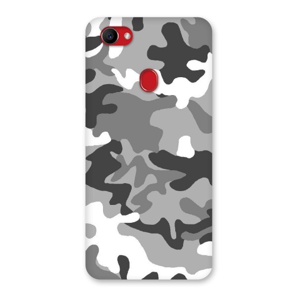 Grey Military Back Case for Oppo F7