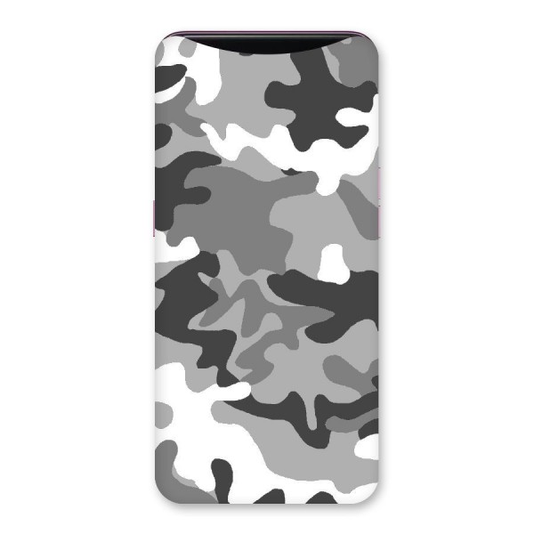 Grey Military Back Case for Oppo Find X