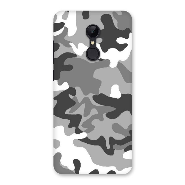 Grey Military Back Case for Redmi 5