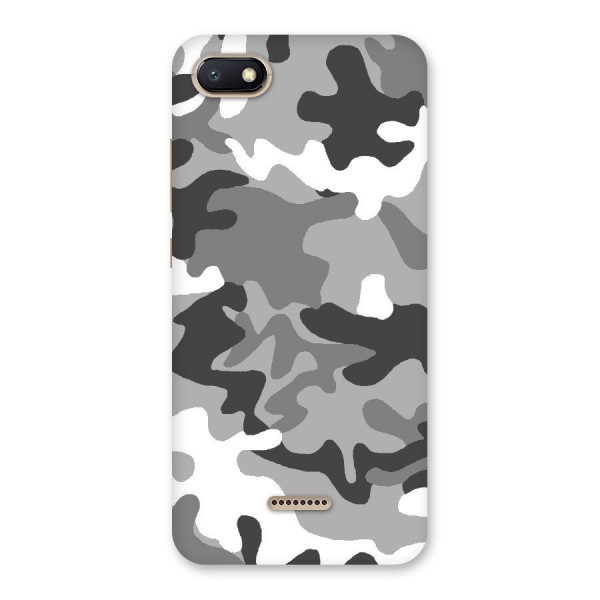 Grey Military Back Case for Redmi 6A