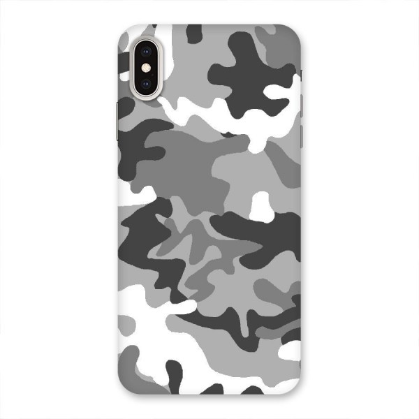Grey Military Back Case for iPhone XS Max