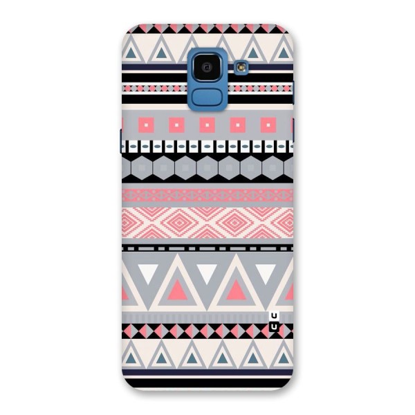 Grey Pink Pattern Back Case for Galaxy On6