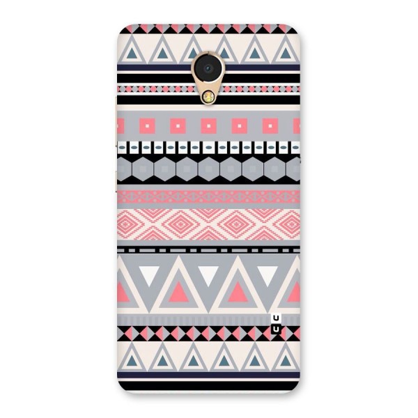 Grey Pink Pattern Back Case for Lenovo P2