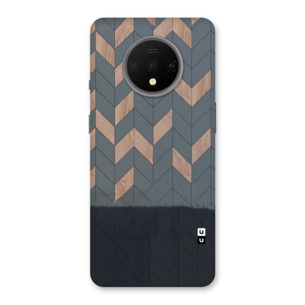 Greyish Wood Design Back Case for OnePlus 7T