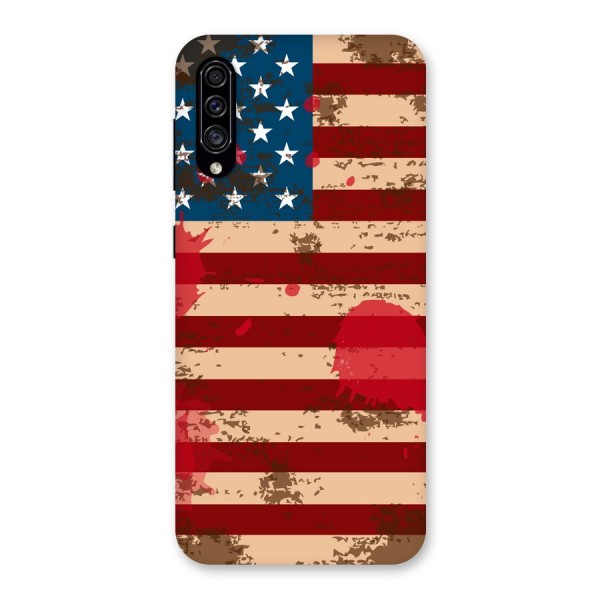 Grunge USA Flag Back Case for Galaxy A30s