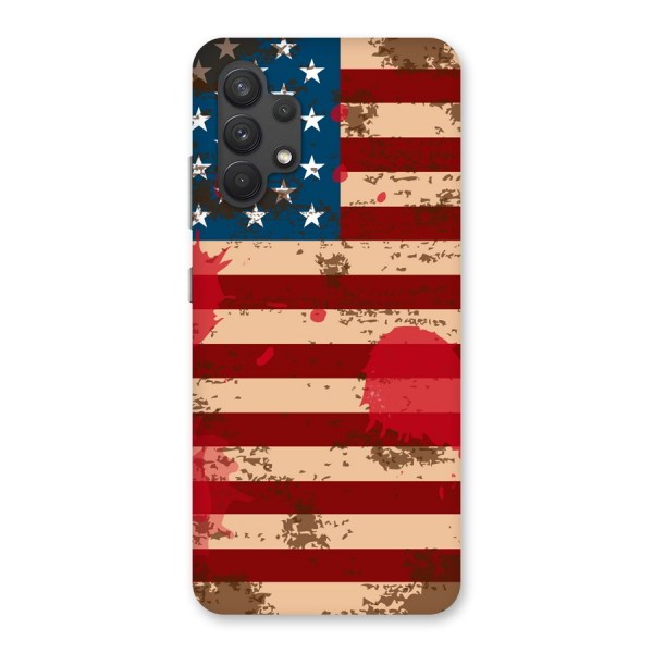 Grunge USA Flag Back Case for Galaxy A32