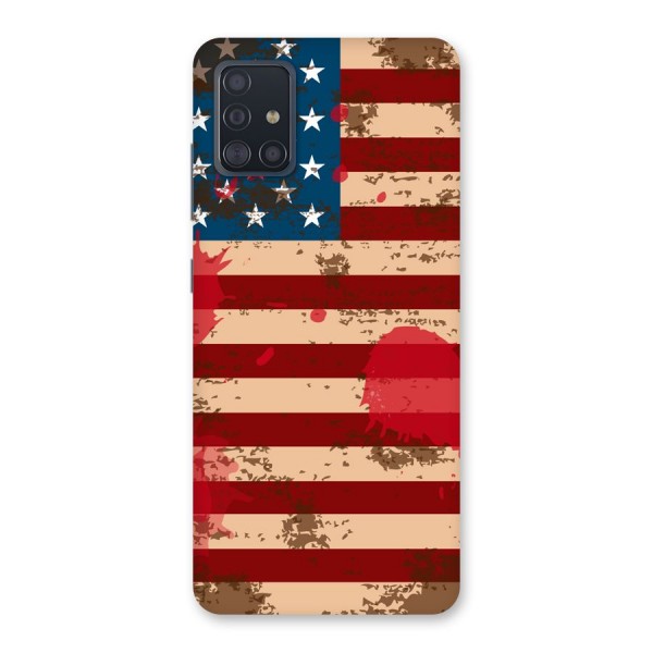 Grunge USA Flag Back Case for Galaxy A51