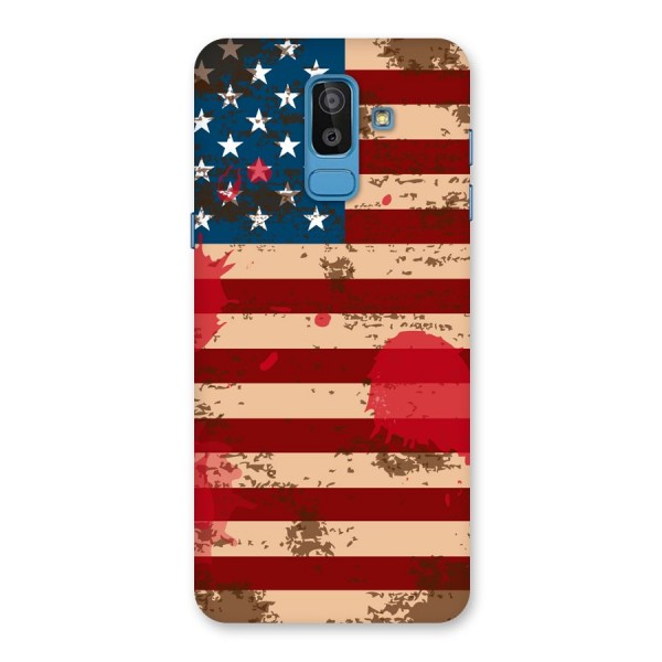 Grunge USA Flag Back Case for Galaxy On8 (2018)