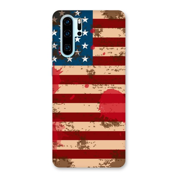 Grunge USA Flag Back Case for Huawei P30 Pro