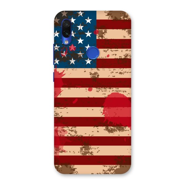 Grunge USA Flag Back Case for Redmi Note 7S