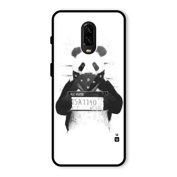 Guilty Panda Glass Back Case for OnePlus 6T