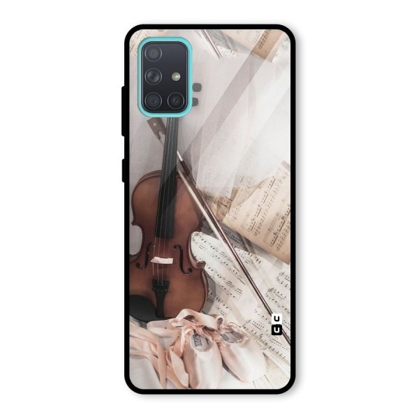 Guitar And Co Glass Back Case for Galaxy A71