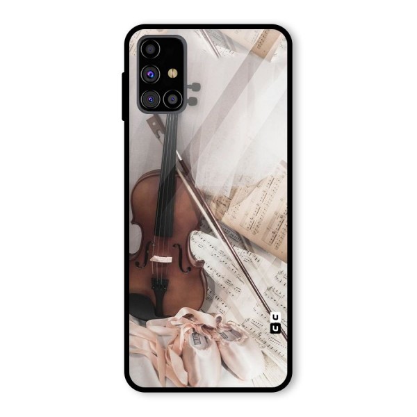 Guitar And Co Glass Back Case for Galaxy M31s