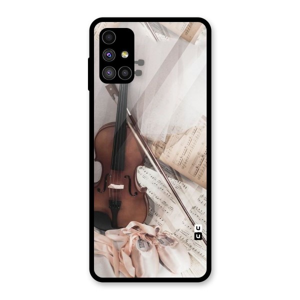 Guitar And Co Glass Back Case for Galaxy M51