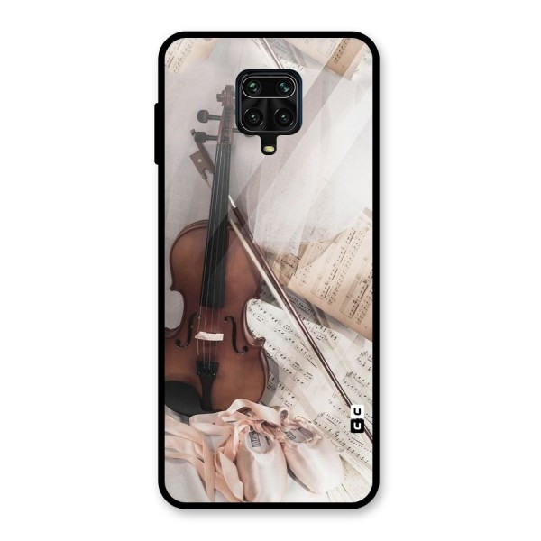 Guitar And Co Glass Back Case for Redmi Note 9 Pro Max