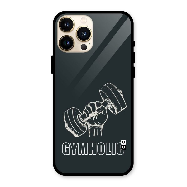 Gymholic Design Glass Back Case for iPhone 13 Pro Max