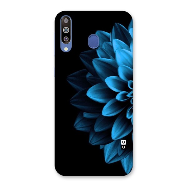 Half Blue Flower Back Case for Galaxy M30