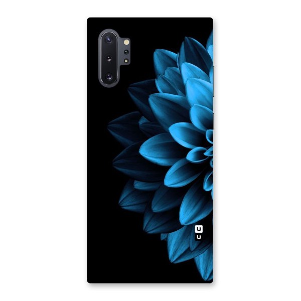 Half Blue Flower Back Case for Galaxy Note 10 Plus