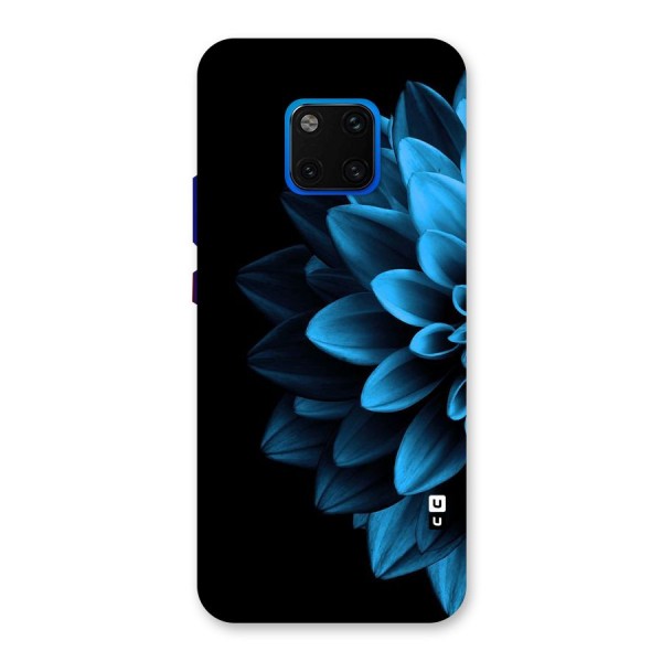 Half Blue Flower Back Case for Huawei Mate 20 Pro