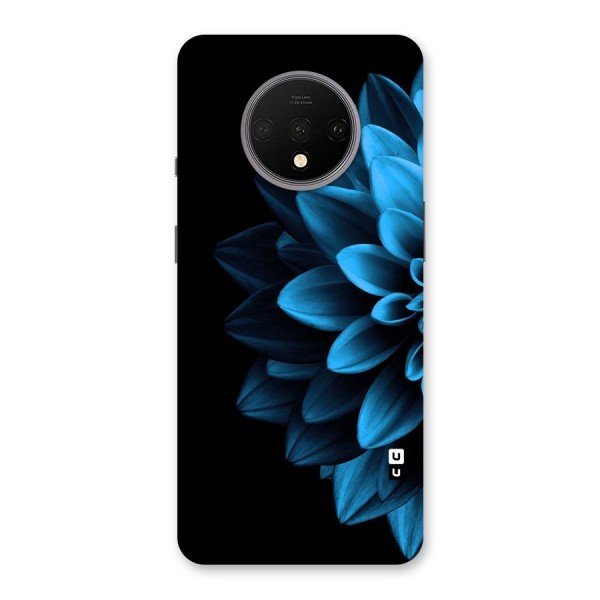 Half Blue Flower Back Case for OnePlus 7T