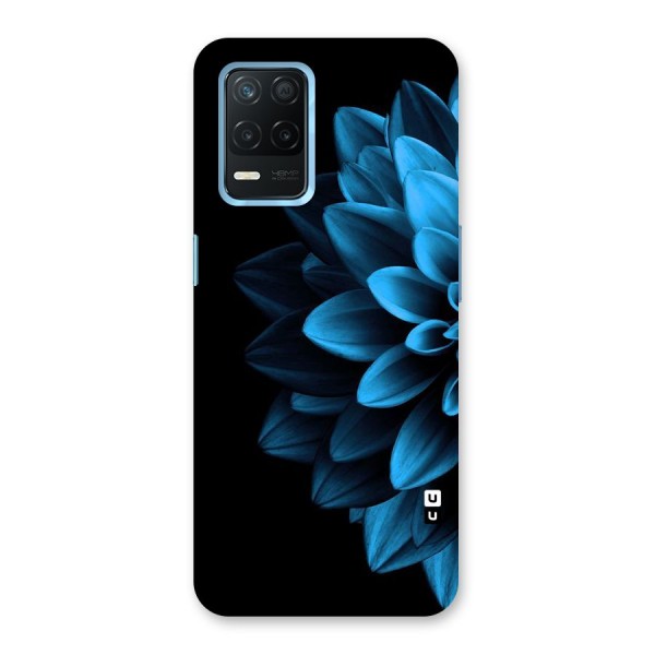 Half Blue Flower Back Case for Realme Narzo 30 5G