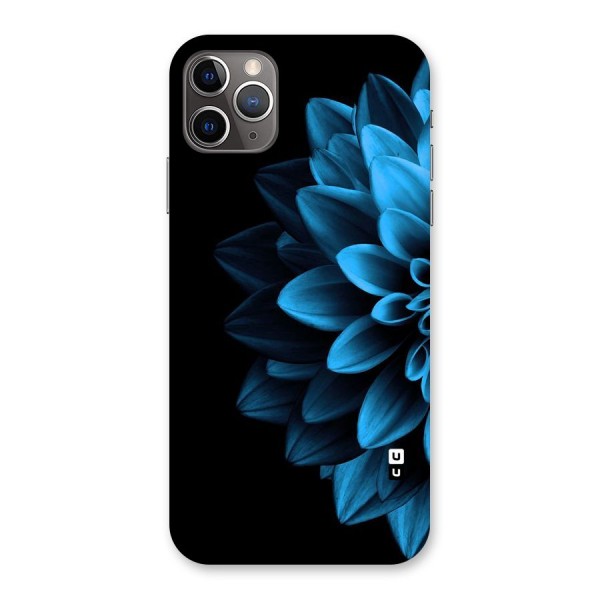 Half Blue Flower Back Case for iPhone 11 Pro Max