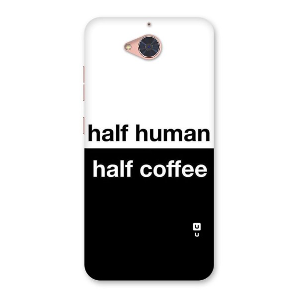 Half Human Half Coffee Back Case for Gionee S6 Pro