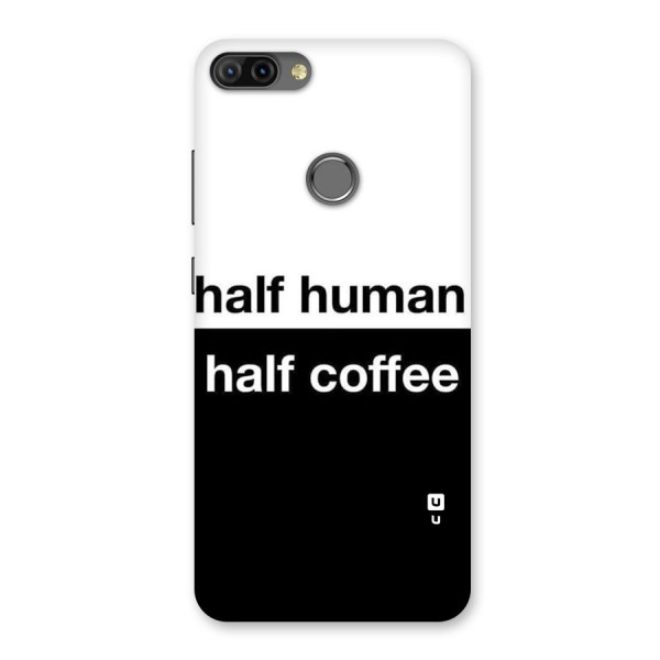 Half Human Half Coffee Back Case for Infinix Hot 6 Pro