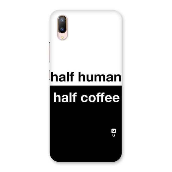 Half Human Half Coffee Back Case for Vivo V11 Pro