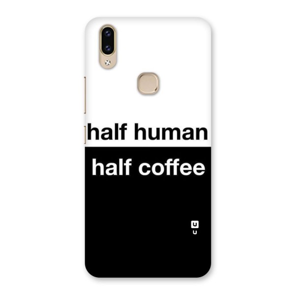 Half Human Half Coffee Back Case for Vivo V9 Youth